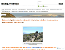 Tablet Screenshot of bikingandalucia.com
